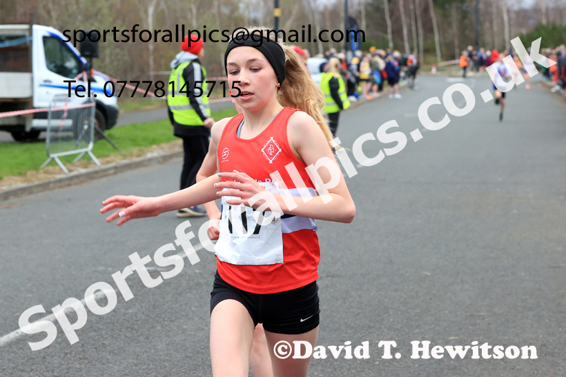 Boys and Girls Under-14s, 2026 Elswick Harriers Good Friday Road Relays and Young Athletes, Newburn,  Newcastle upon Tyne. Photo: David T. Hewitson/Sports for All Pics